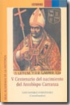 V Centenario del nacimiento del Arzobispo Carranza. 9788495983411