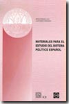 Materiales para el estudio del sistema político español. 9788484253723