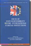 Issues of State responsability before International Judicial Institutions