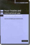 Peace treaties and international Law in european history. 9780521827249