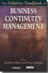 The definitive handbook of business continuity management. 9780471485599