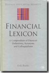 Financial lexicon. 9781403936097
