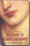Dictionary of women's biography