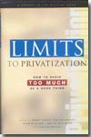 Limits to privatization. 9781844071777