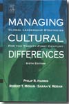 Managing cultural differences