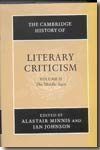 The Cambridge history of literary criticism. 9780521300070