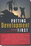 Putting development first