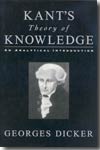 Kant's theory of knowledge. 9780195153071