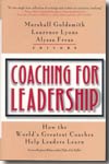 Coaching for leadership.