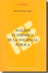 Análisis económico de la eficiencia pública. 9788488533784