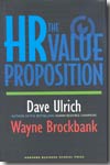 The HR value proposition. 9781591397076