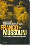 Franco y Mussolini. 9788483077245