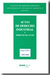 Actas de derecho industrial y derecho de autor. Tomo XXVI (2005-2006). 9788497683708