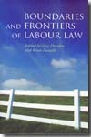Boundaries and frontiers of labour Law. 9781841135953