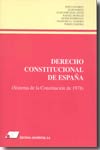 Derecho constitucional de España