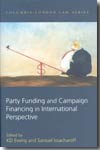 Party funding and campaign financing in international perspective