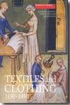 Textiles and clothing 1150-1450. 9781843832393