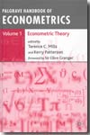 Palgrave handbook of econometrics.Vol.1: Econometric theory. 9781403941558