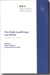 The public Law/Law private divide. 9781841136356