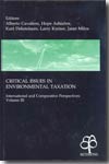 Critical issues in environmental taxation. Volume III. 9781904501848