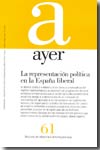 La representación política en la España liberal
