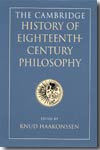 The Cambridge history of eighteent-century philosophy