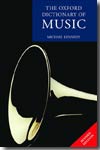 The Oxford dictionary of music