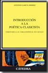 Introducción a la poética clasicista. 9788437623085
