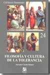 Filosofía y cultura de la tolerancia. 9788480215589