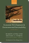 Economic development and environmental sustainability. 9780199298006