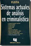 Sistemas actuales de análisis en criminalística. 9789875170384