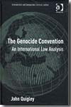 The genocide convention. 9780754647300