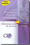 Cuerpo de Tramitación Procesal y Administrativa de la Administración de Justicia. Turno libre.Vol.II:Temario. 9788483542590
