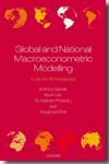 Global and national macroeconometric modelling. 9780199296859