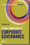 Global dimensions of corporate governance