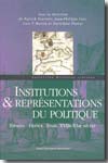 Institutions et représentations du politique