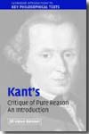 Kant's Critique of Pure Reason. 9780521618250