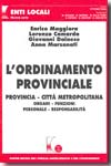 L'ordinamento provinciale. 9788814126482