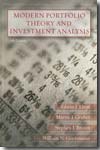 Modern portfolio theory and investment analysis. 9780470050828