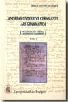 Andreas Gvterrivs Cerasianvs Ars Grammatica. 9788492238262