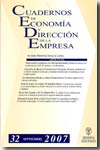 Cuadernos de economía y dirección de la empresa, Nº32, año 2007. 100804637