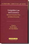 Competition Law and economics. 9789041126320