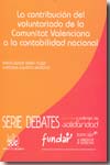 La contribución del voluntariado de la Comunitat Valenciana a la contabilidad nacional