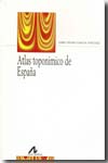 Atlas toponímico de España. 100789906