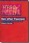Sex after fascism. 9780691130392