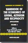 Handbook of the economics of giving, altruism and reciprocity. 9780444521453