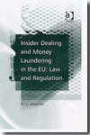 Insider dealing and money laundering in the EU. 9780754649267