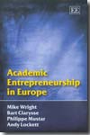 Academic entrepreneurship in Europe