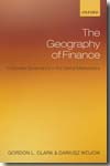 The geography of finance. 9780199213368