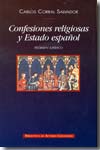 Confesiones religiosas y Estado español. 9788479148867